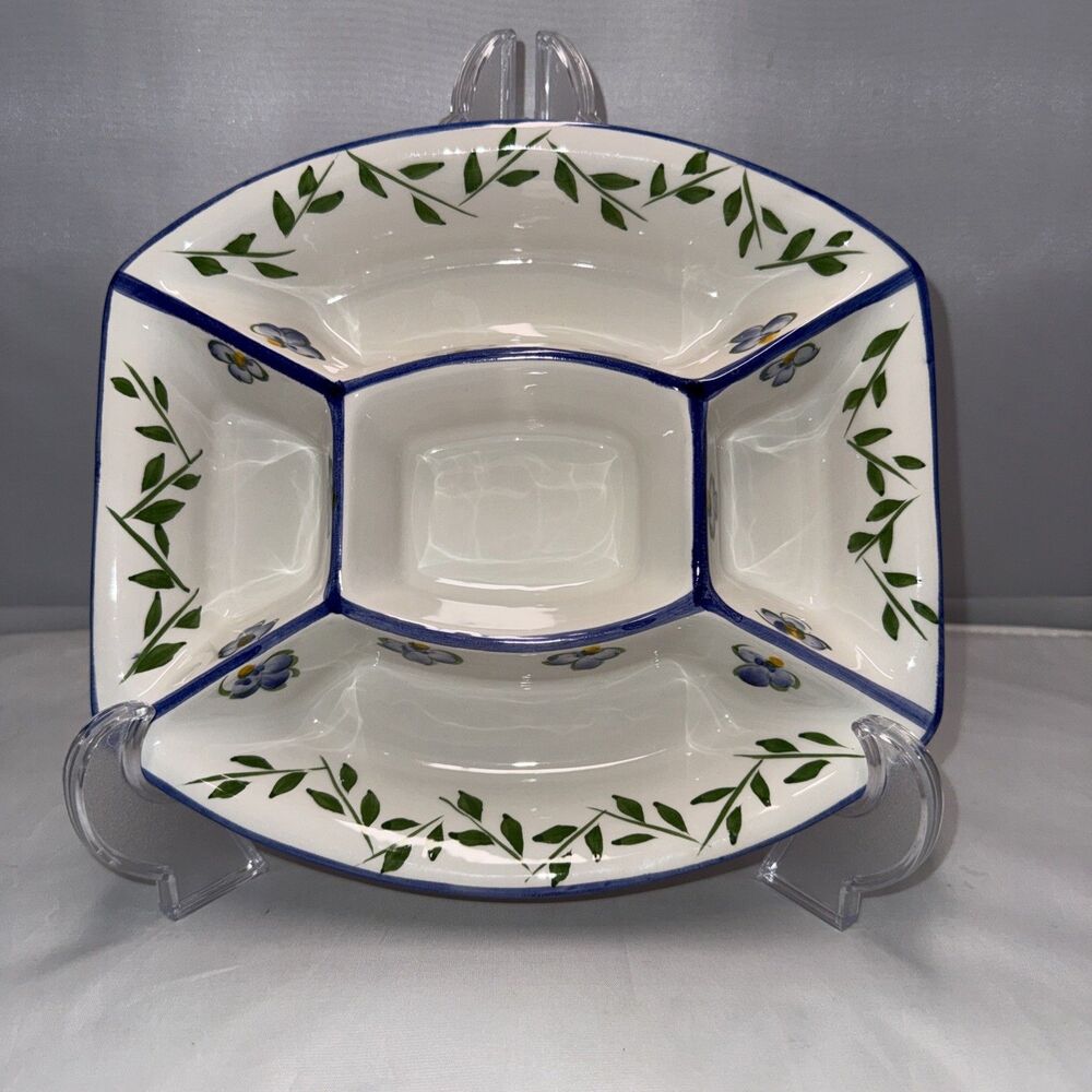 Made in Portugal RCCL by Jay Willfred 5 section ceramic dish Andrea Sakek